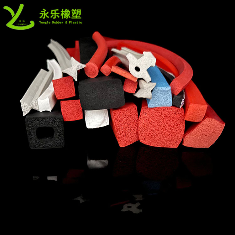 擠出發(fā)泡硅膠條，防水發(fā)泡硅膠條，耐高溫發(fā)泡硅膠條