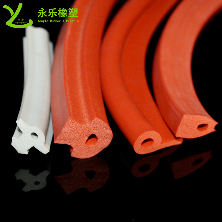 耐高溫發(fā)泡硅膠條，阻燃發(fā)泡硅膠條，細(xì)孔硅膠發(fā)泡條