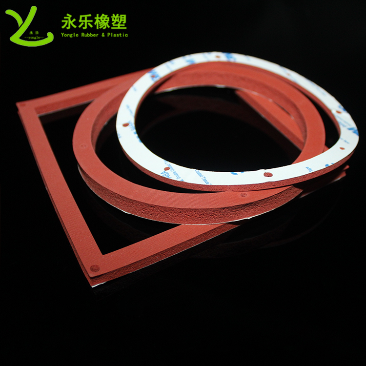 定制模壓發(fā)泡硅膠墊，無氣味模壓發(fā)泡硅膠墊，耐高溫模壓發(fā)泡硅膠墊